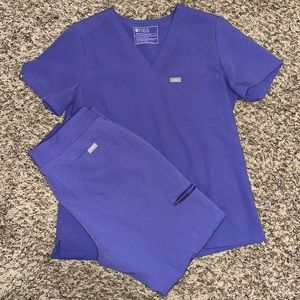 Figs Catarina One Pocket Scrub Top- Size M